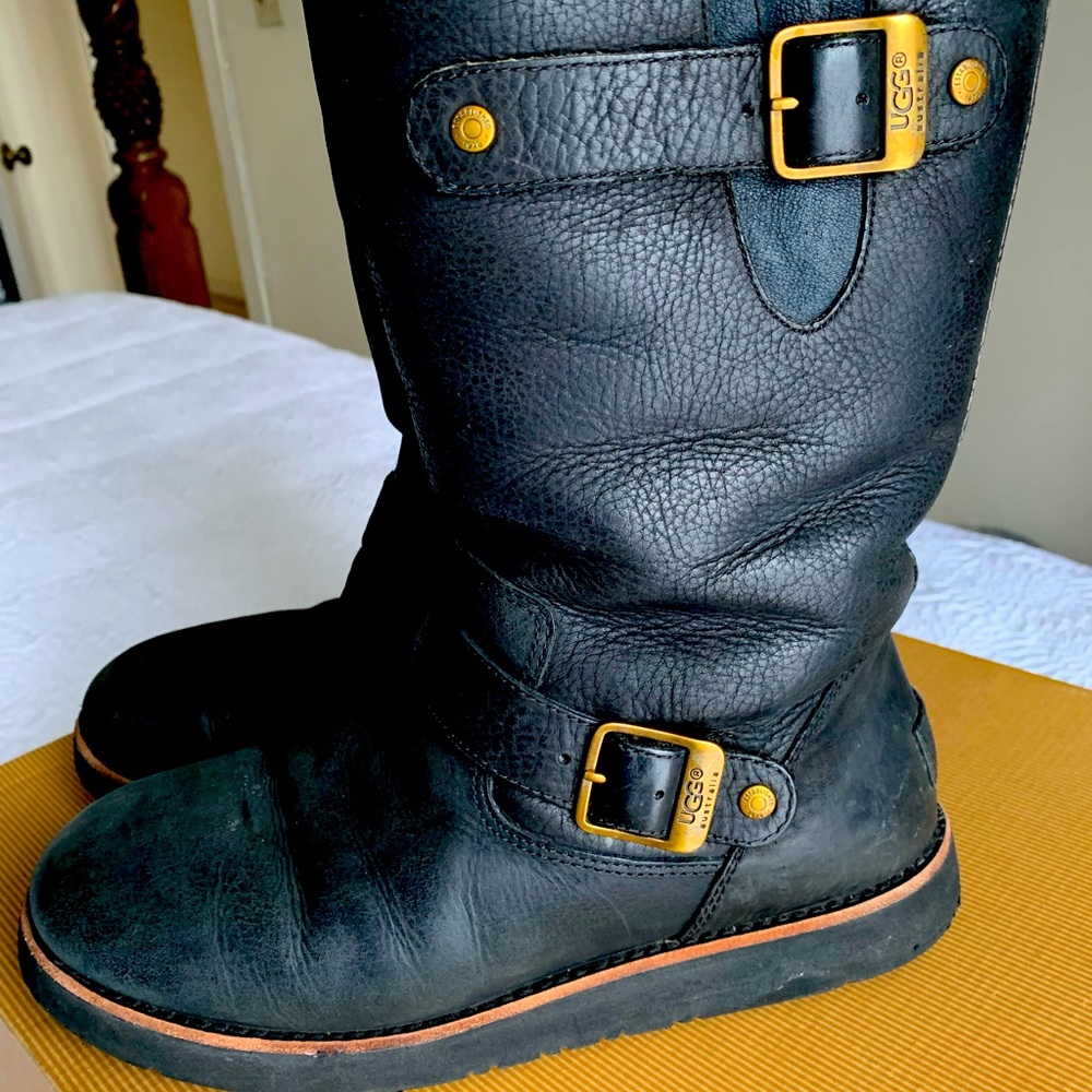 UGG leather boot - Kensington II 1004144 W / black